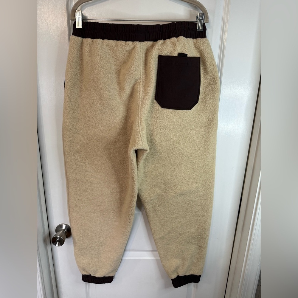Outdoor Voices Mojave/Soil Beige PrimoFleece Jogger Lounge Pants - Size Medium - Picture 5 of 9